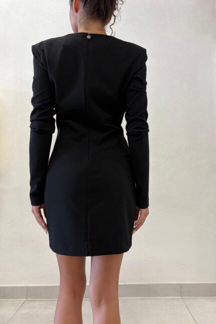 ABITO TUBINO NERO V DRESS SIENNA Aniye By