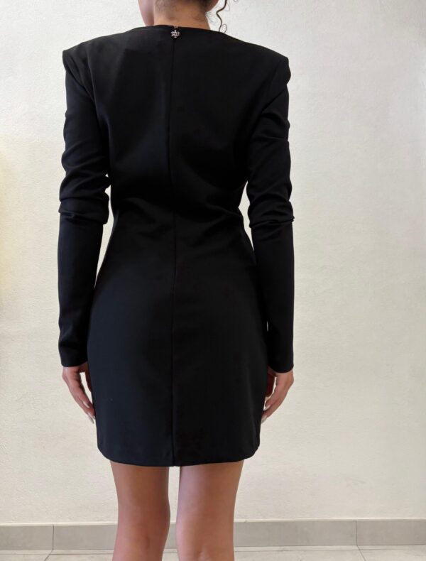 ABITO TUBINO NERO V DRESS SIENNA Aniye By