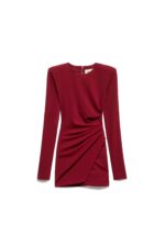 ABITO A TUBINO BORDEAUX MINI DRESS SIENNA Aniye By