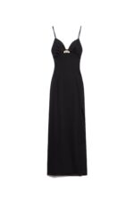 ABITO MIDI NERO BRALETTE DRESS LINDA Aniye By