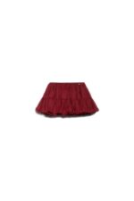 GONNA VOLANT BORDEAUX MINI SKIRT IVETTE Aniye By