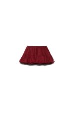 GONNA VOLANT BORDEAUX MINI SKIRT IVETTE Aniye By