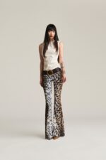 PANTALONE ANIMALIER FLARED NADINE Aniye By