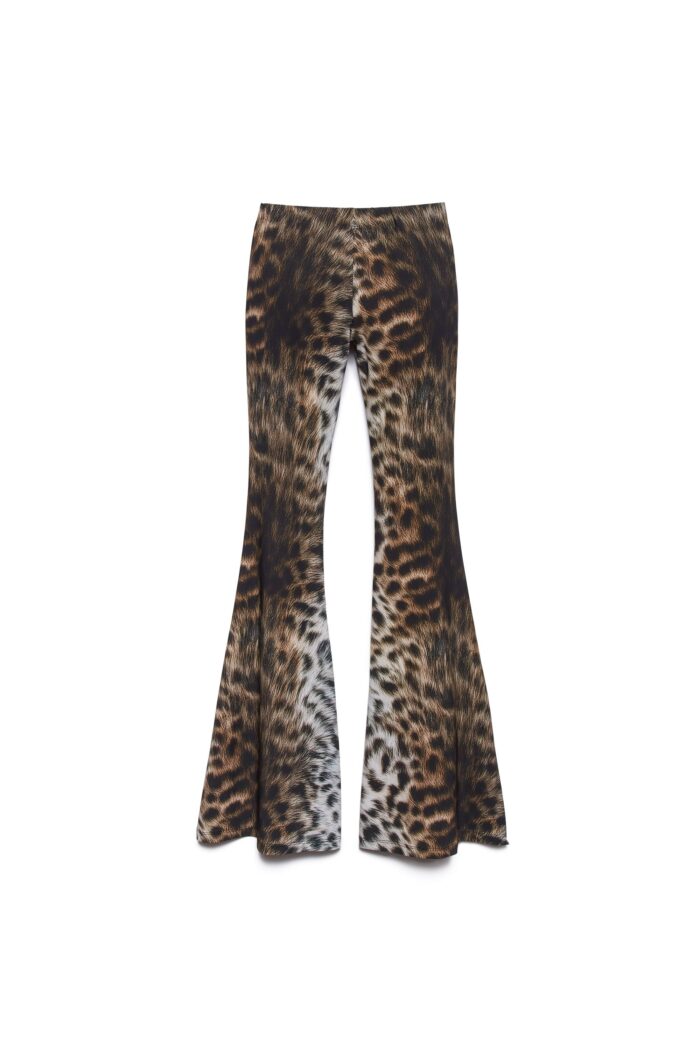 PANTALONE ANIMALIER FLARED NADINE Aniye By