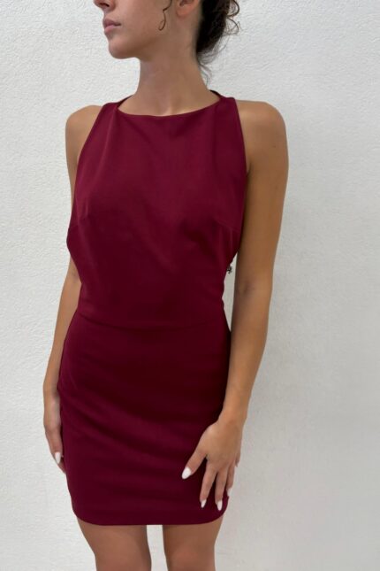 ABITO A TUBINO BORDEAUX TANK DRESS Aniye By