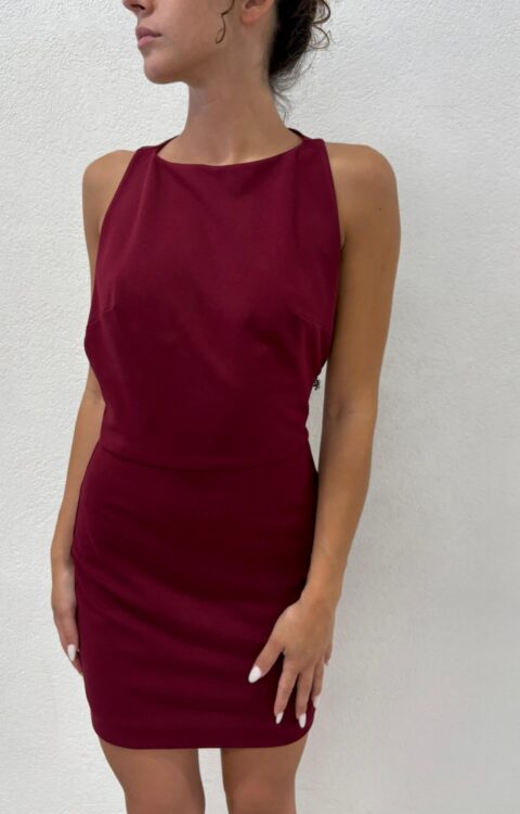 ABITO A TUBINO BORDEAUX TANK DRESS Aniye By