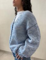 CARDIGAN AZZURRO MÉLANGE Denny Rose