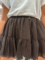 GONNA VOLANT MOKA MINI SKIRT IVETTE Aniye By