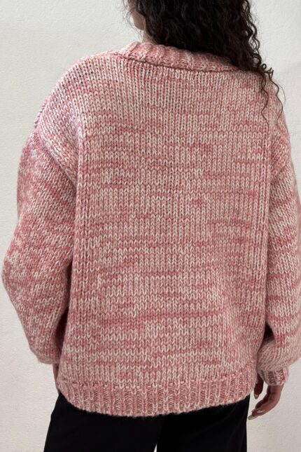 CARDIGAN ROSA MÉLANGE Denny Rose