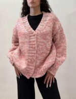 CARDIGAN ROSA MÉLANGE Denny Rose