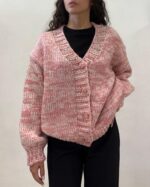 CARDIGAN ROSA MÉLANGE Denny Rose