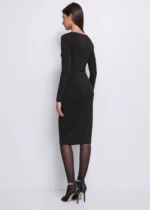 ABITO IN CREPÊ NERO Denny Rose