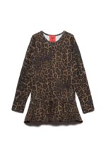 ABITO IN FELPA ANIMALIER MINI DRESS MAKU Aniye By