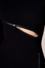 ABITO LUNGO NERO ZIP No Secret
