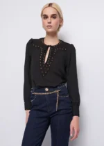 CAMICIA BLUSA BORCHIE Denny Rose