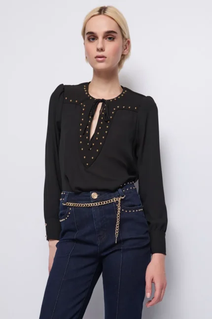 CAMICIA BLUSA BORCHIE Denny Rose