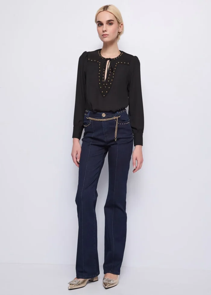 CAMICIA BLUSA BORCHIE Denny Rose