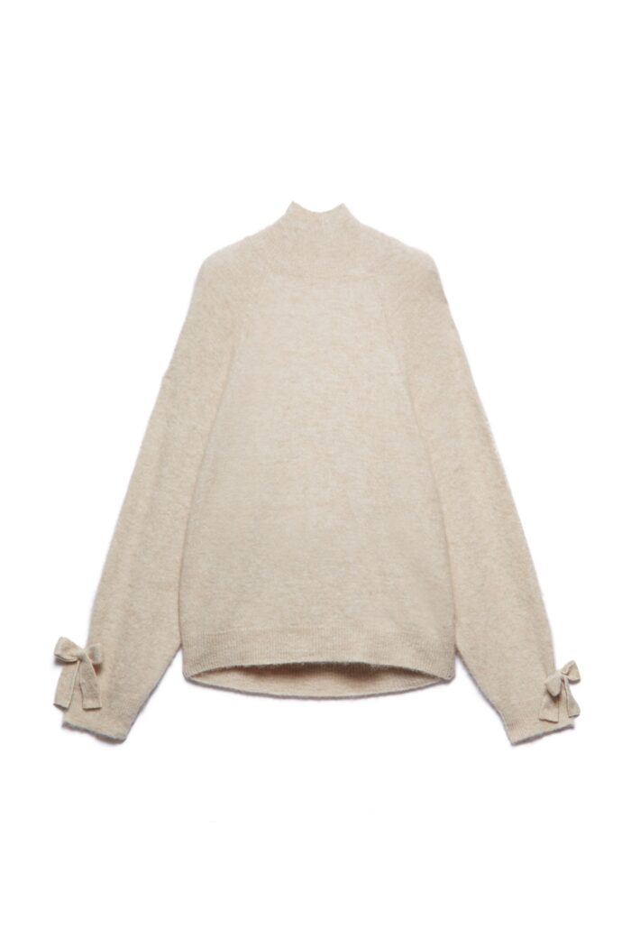 MAGLIA PULL AVORIO TURTLENECK HOLLY Aniye By
