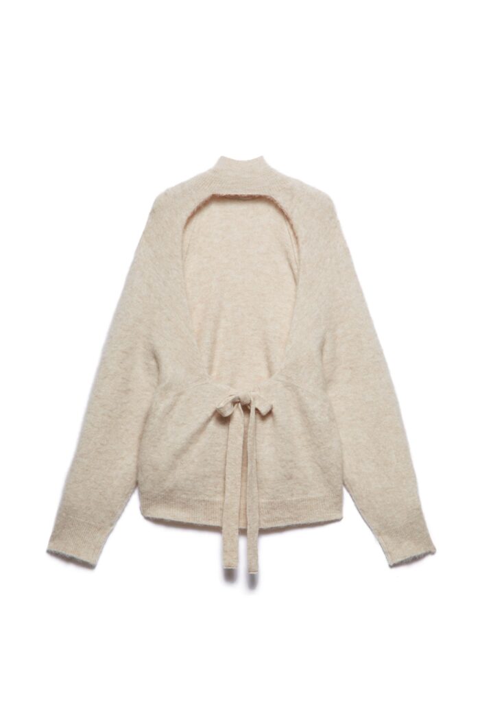 MAGLIA PULL AVORIO TURTLENECK HOLLY Aniye By