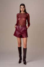 MAGLIA STRASS BORDEAUX No Segrets