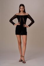 MAGLIA TOP OSE’ NERO No Secrets