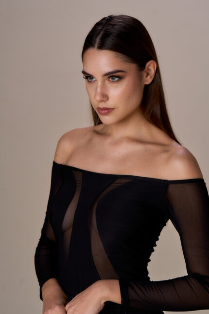 MAGLIA TOP OSE’ NERO No Secrets