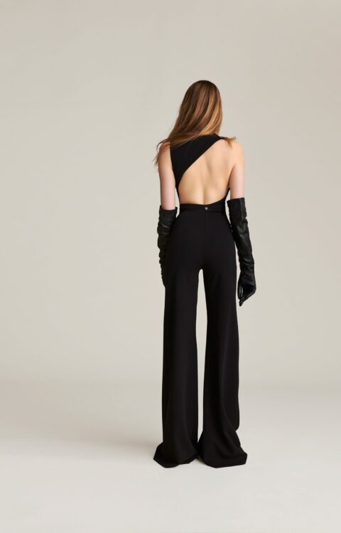 TUTA INTERA NERA BACK JUMPSUIT SIENNA Aniye By