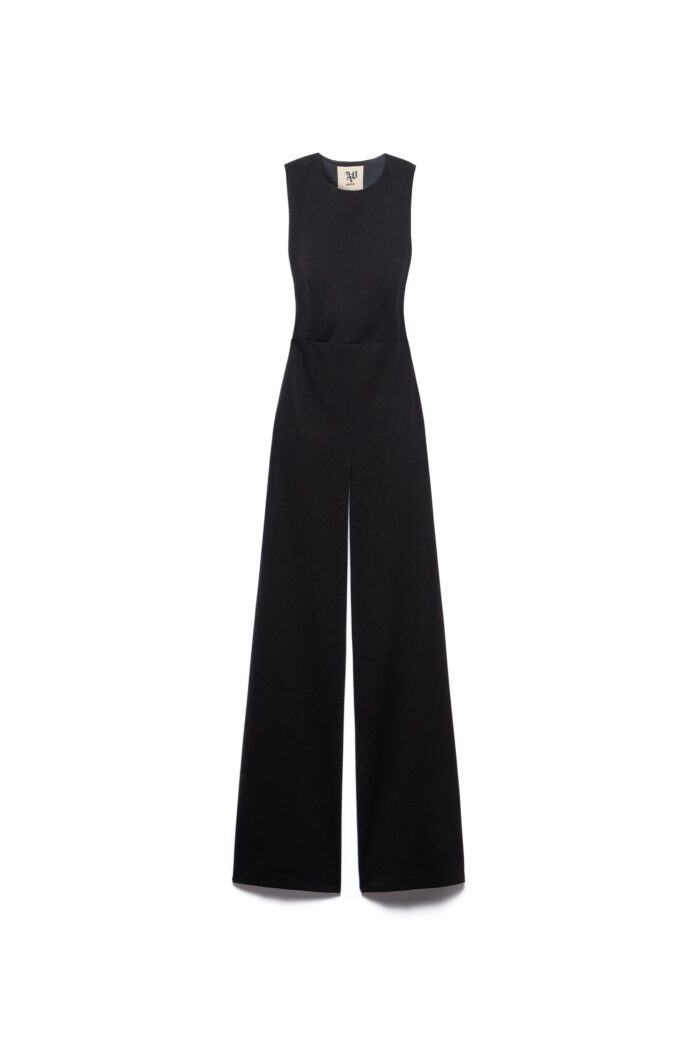 TUTA INTERA NERA BACK JUMPSUIT SIENNA Aniye By