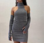 ABITO GRIGIO MINI DRESS VIVIEN Aniye By