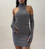 ABITO GRIGIO MINI DRESS VIVIEN Aniye By