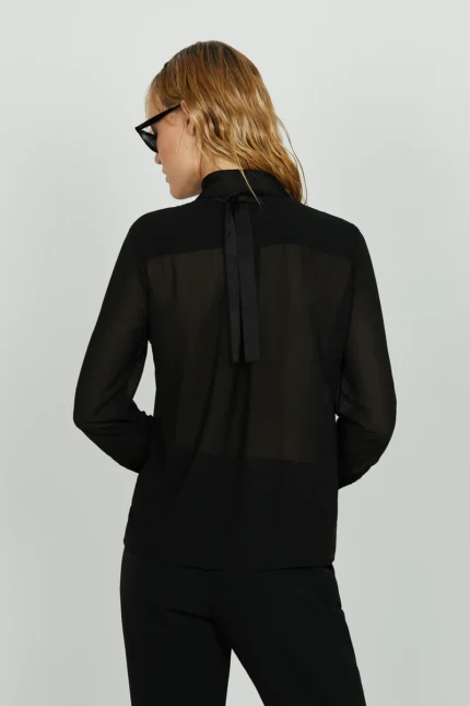 CAMICIA NERA GIOIELLO VULEC Relish
