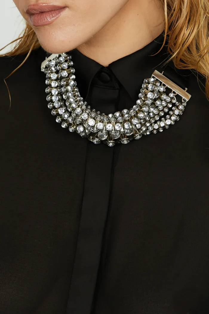 CAMICIA NERA GIOIELLO VULEC Relish