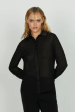 CAMICIA NERA GIOIELLO VULEC Relish