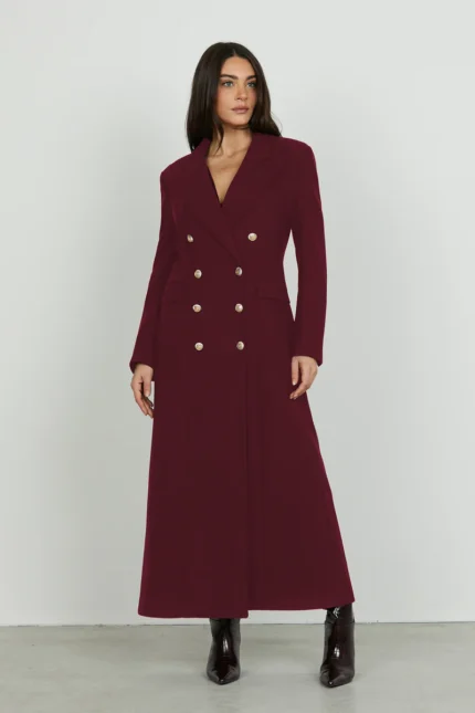 CAPPOTTO BORDEAUX LUNGO DOPPIOPETTO TERES Relish