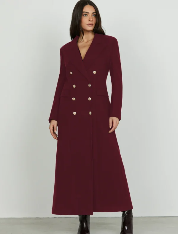 CAPPOTTO BORDEAUX LUNGO DOPPIOPETTO TERES Relish