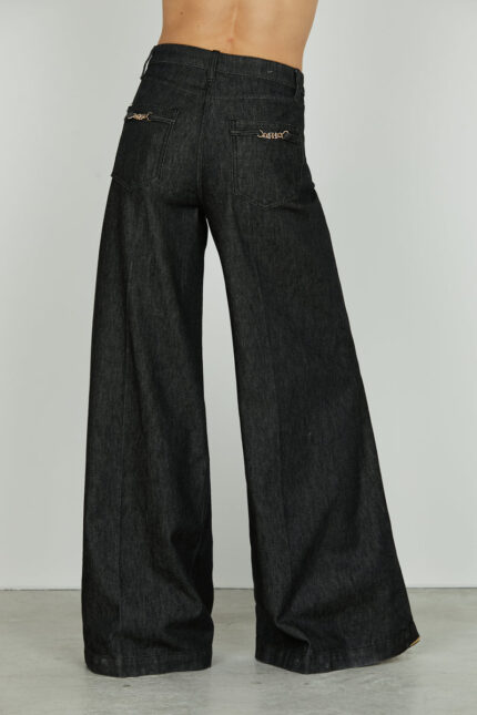 JEANS FLARE IN DENIM GRIGIO LINDA Relish