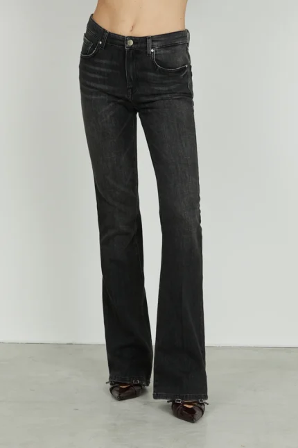 JEANS GRIGIO A ZAMPA SHIFFER Relish