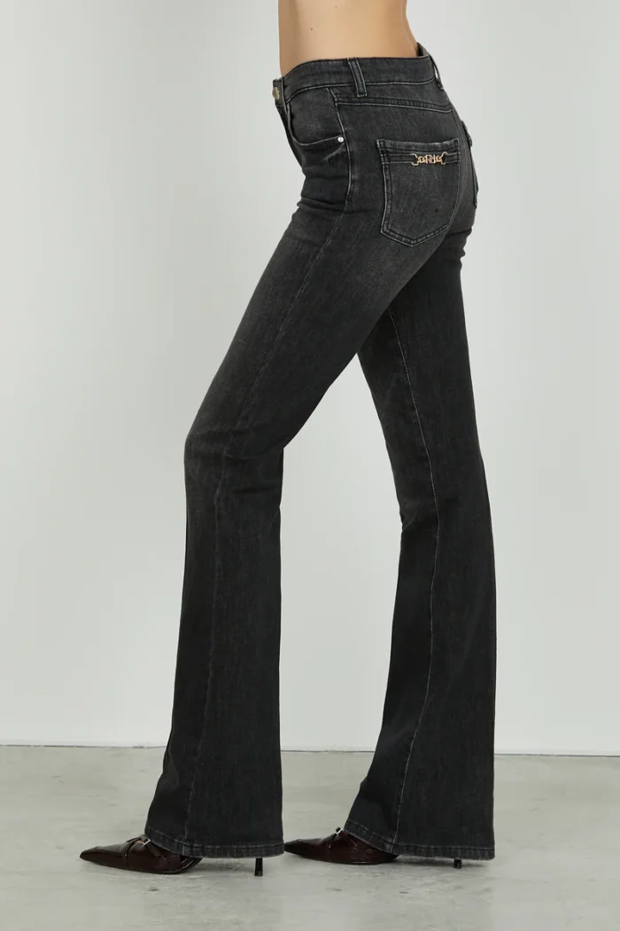 JEANS GRIGIO A ZAMPA SHIFFER Relish