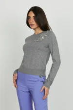 MAGLIA PULL GIOIELLO GRIGIO CRETAS Relish