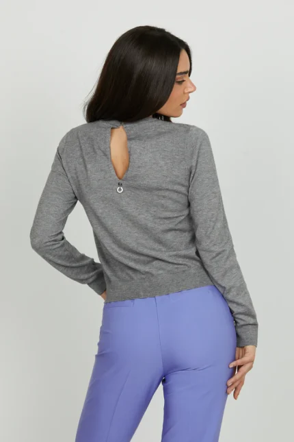 MAGLIA PULL GIOIELLO GRIGIO CRETAS Relish