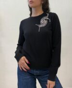MAGLIA PULL GIOIELLO NERO CRETAS Relish