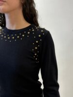 MAGLIA PULL GIOIELLO NERO CRETAS Relish