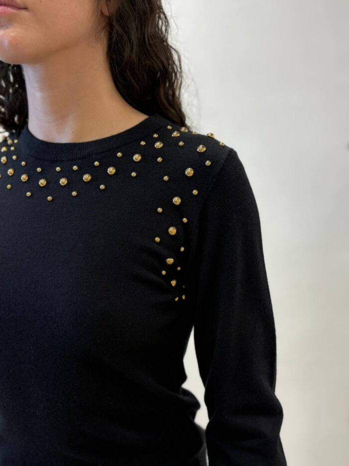 MAGLIA PULL GIOIELLO NERO CRETAS Relish