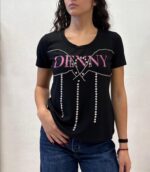 MAGLIA PULL NERO SVASATO Denny Rose