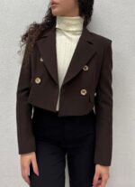 GIACCA BLAZER CROP MORO GAEL Relish