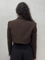 GIACCA BLAZER CROP MORO GAEL Relish