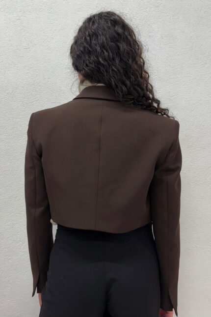 GIACCA BLAZER CROP MORO GAEL Relish
