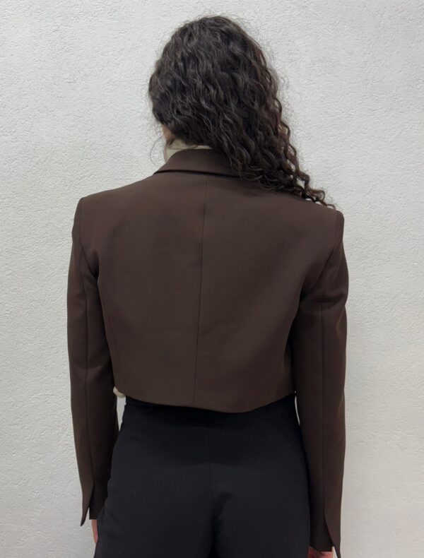 GIACCA BLAZER CROP MORO GAEL Relish