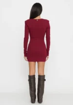 ABITO TUBINO BORDEAUX V DRESS SIENNA Aniye By