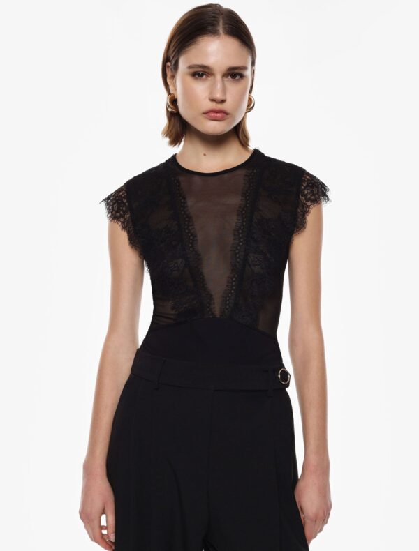 BODY IN PIZZO NERO Imperial